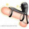 PRETTY LOVE - JAMMY PENIS SLING 12 RÉGLAGES DE VIBRATION ET DE LÉCHAGE SILICONE RECHARGEABLE