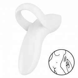 VIBROMASSEUR À DOIGTS SATISFYER BOLD LOVER - BLANC