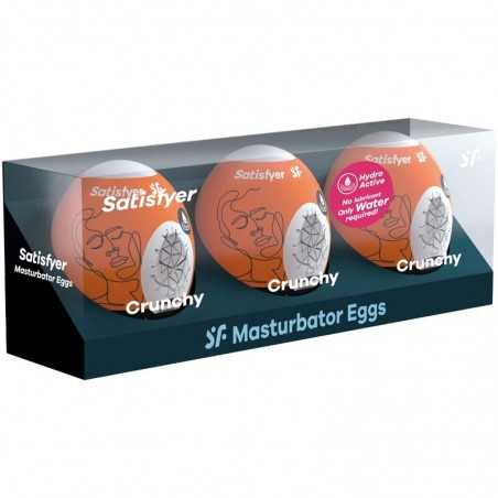 SATISFYER 3 OEUFS MASTURBATEUR - CRUNCHY