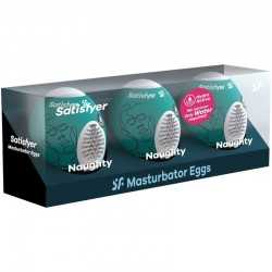 SATISFYER 3 OEUFS MASTURBATEUR - NAUGHTY