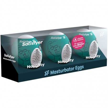 SATISFYER 3 OEUFS MASTURBATEUR - NAUGHTY