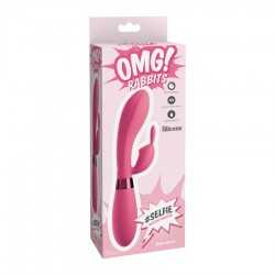 OMG SELFIE SILICONE VIBROMASSEUR ROSE