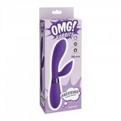 OMG BESTEVER SILICONE VIBROMASSEUR VIOLET