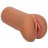 CALEX BOUNDLESS VULVA STROKER - CARAMEL SKIN