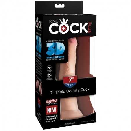 KINGCOCK TRIPLE DENSITY COCK 18 CM