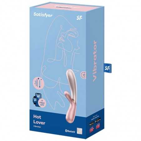 VIBROMASSEUR SATISFYER HOT LOVER ROSE-BEIGE