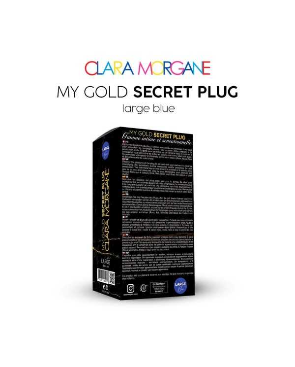 My Gold Secret Plug - Bleu