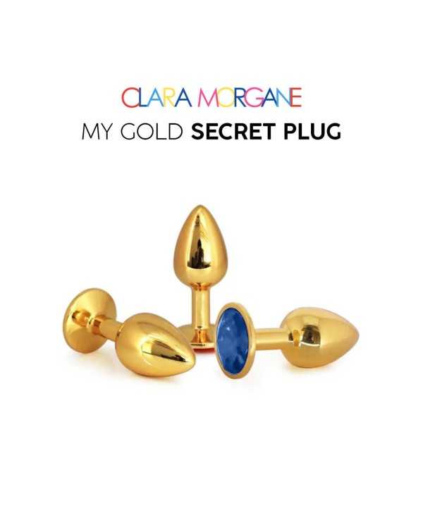 My Gold Secret Plug - Bleu