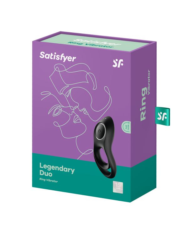 Cockring Satisfyer Legendary Duo - Noir