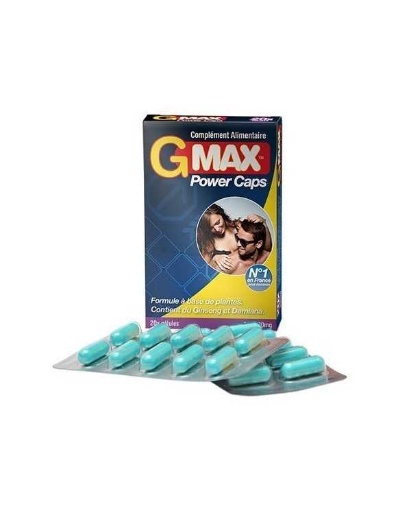 Gmax Power Caps Homme - 20 gélules