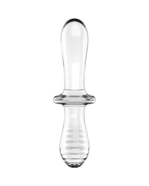 SATISFYER - GODE DOUBLE CRISTAL TRANSPARENT