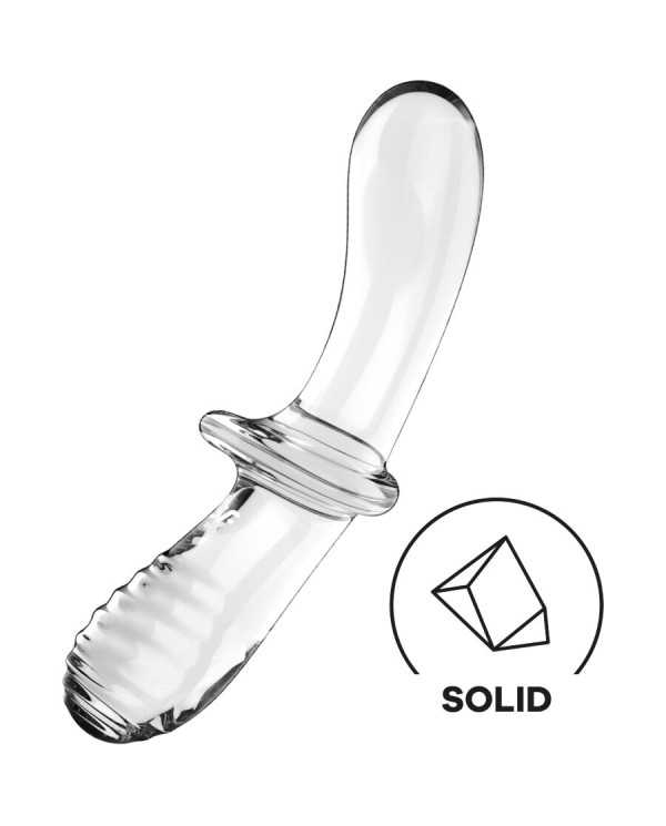 SATISFYER - GODE DOUBLE CRISTAL TRANSPARENT