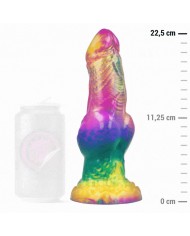 EPIC - GODE IRIS AVEC TESTICULES ARC-EN-CIEL DE PLAISIR