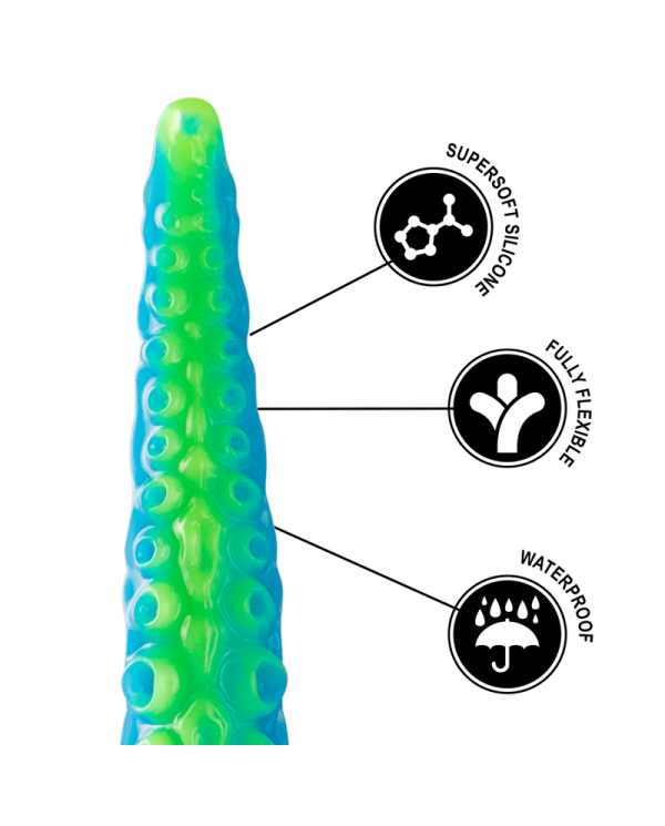 EPIC - GODE TENTACLE MINCE FLUORESCENT SCYLLA GRANDE TAILLE