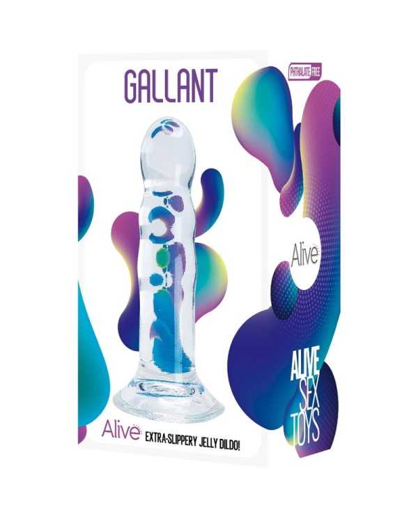 ALIVE - GALLANT PÉNIS RÉALISTE TRANSPARENT 14 CM