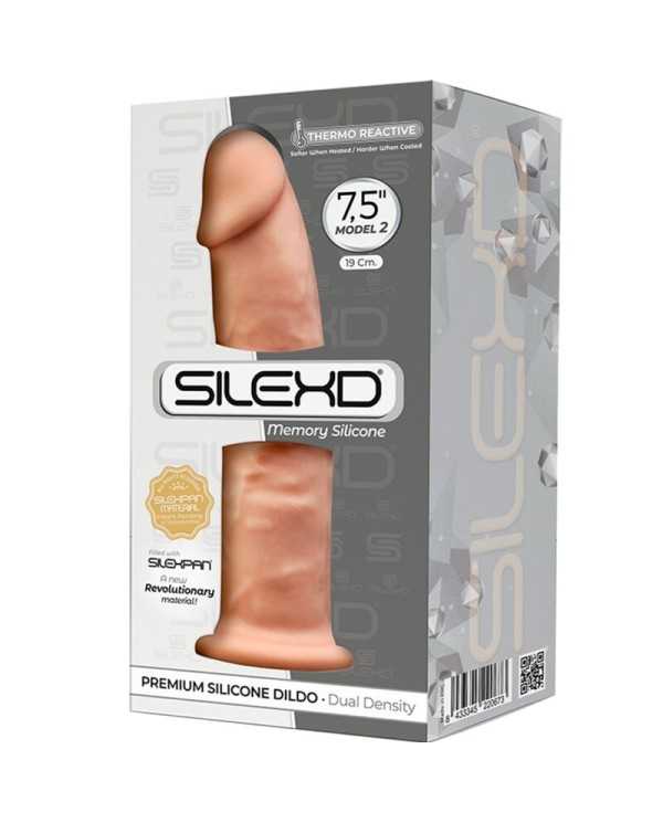 SILEXD - MODÈLE 2 PÉNIS RÉALISTE PREMIUM SILEXPAN SILICONE 19 CM