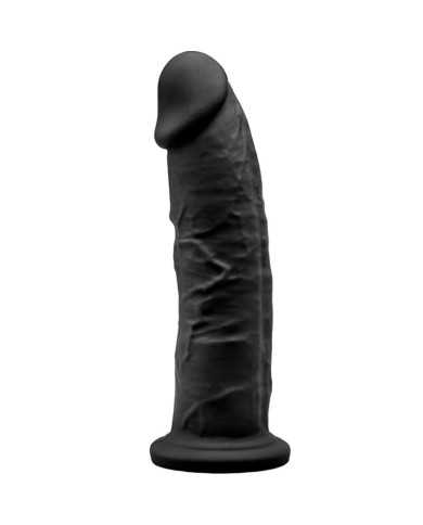 SILEXD - MODÈLE 2 PÉNIS RÉALISTE PREMIUM SILEXPAN SILICONE NOIR 19 CM