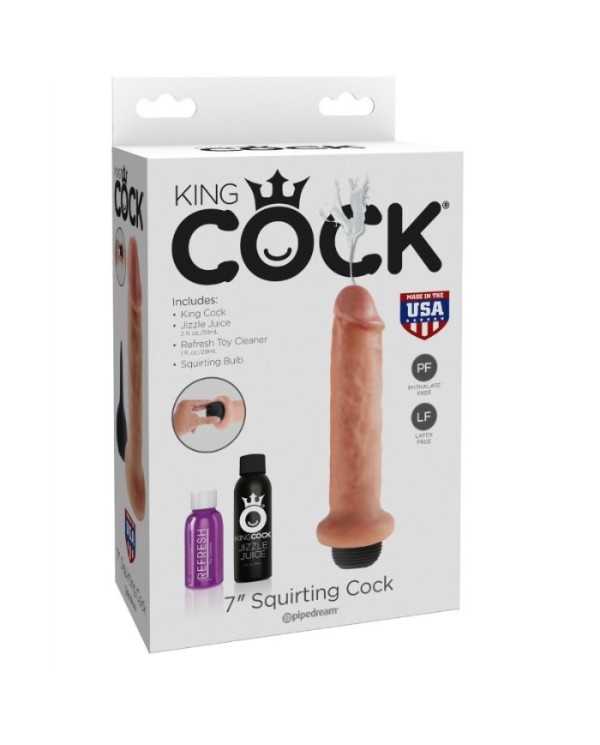 KING COCK - 17.8 CM GODE ÉJACULANTE