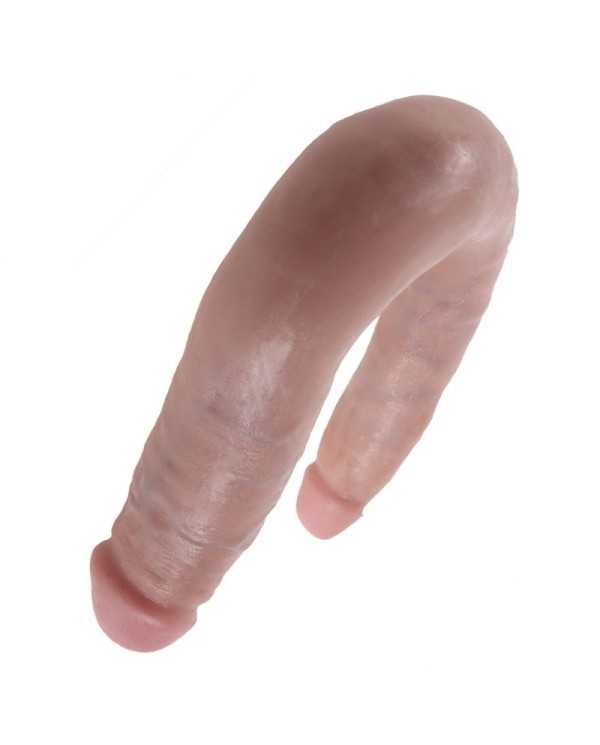 KING COCK - GODE DOUBLE PÉNÉTRATION 12.7 CM NATUREL