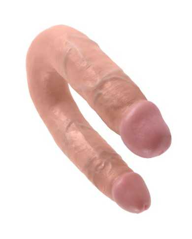 KING COCK - GODE DOUBLE PÉNÉTRATION 13.9 CM NATUREL