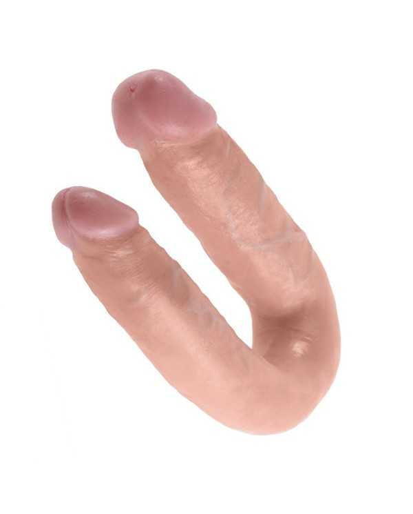 KING COCK - GODE DOUBLE PÉNÉTRATION 13.9 CM NATUREL