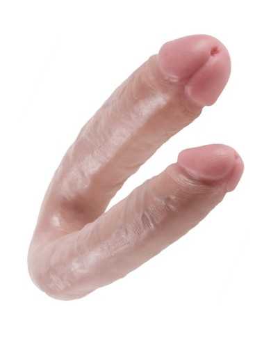 KING COCK - GODE DOUBLE PÉNÉTRATION 17.8 CM NATUREL