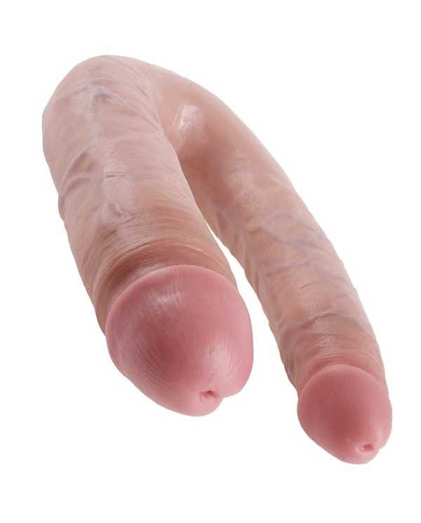 KING COCK - GODE DOUBLE PÉNÉTRATION 17.8 CM NATUREL