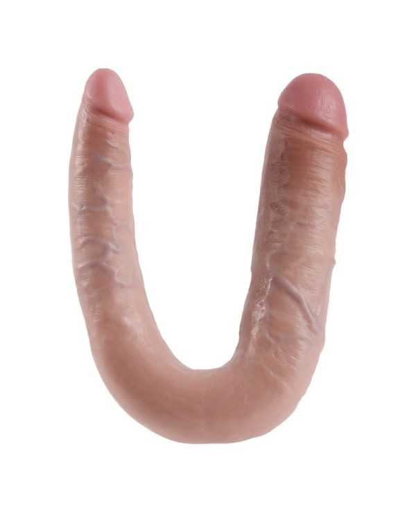 KING COCK - GODE DOUBLE PÉNÉTRATION 17.8 CM NATUREL