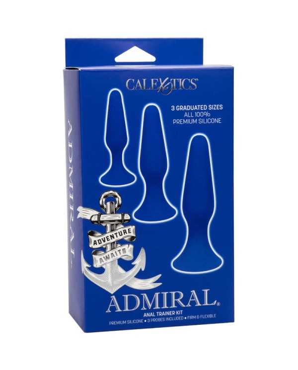 CALEXOTICS - ADMIRAL KIT 3 PLUG ANAL BLEU