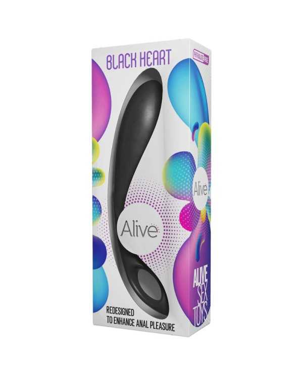 ALIVE - STIMULATEUR ANAL NOIR COEUR SARCELLE