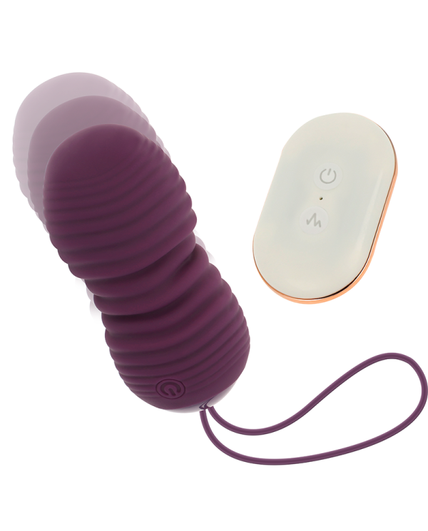 OHMAMA - TÉLÉCOMMANDE EGG 7 MODES HAUT ET BAS VIOLET