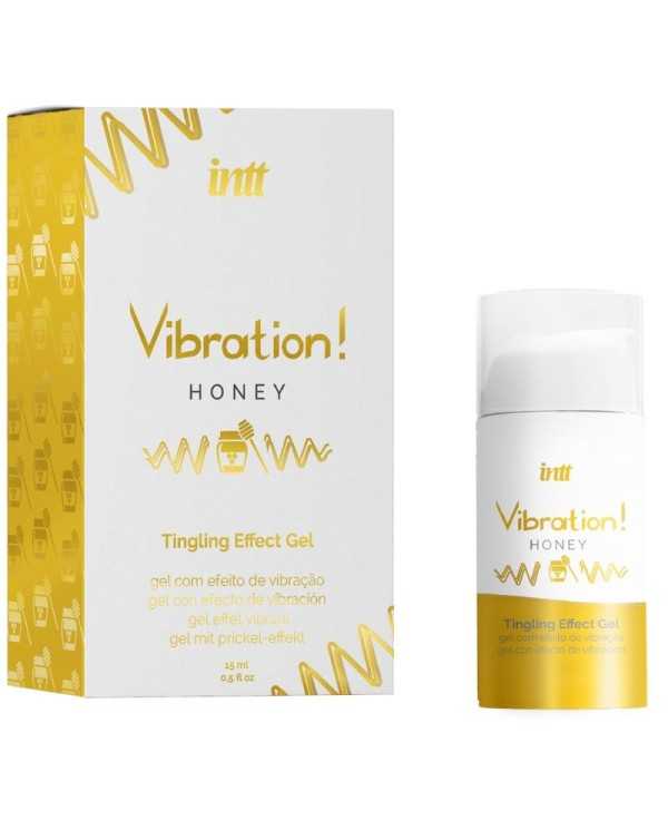 INTT - GEL VIBRATEUR LIQUIDE AU MIEL PUISSANT STIMULANT INTIME 15 ML