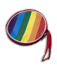 PRIDE - PORTE-MONNAIE RONDE DRAPEAU LGBT