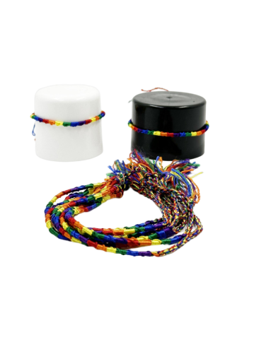 PRIDE - BRACELET DRAPEAU LGTB FIL FIN