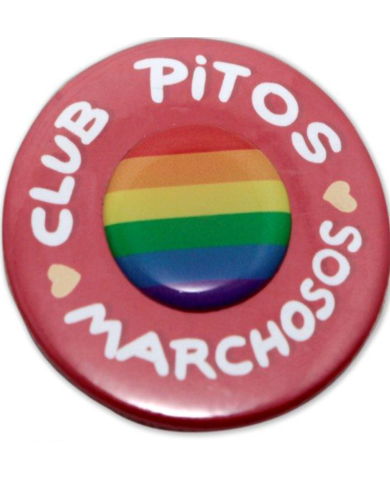 PRIDE - BADGE DE PRIDE AVEC DES BITES RIGIDES