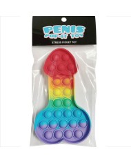 KHEPER GAMES - JOUET ANTI-STRESS POP-IT PENIS MULTICOLORE