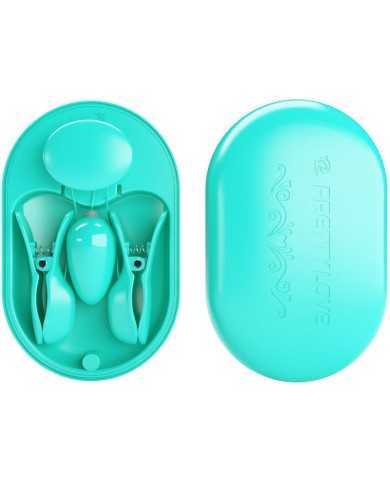 PRETTY LOVE - BOITE SURPRISE PINCE A ELECTRO STIMULATION BLEUE