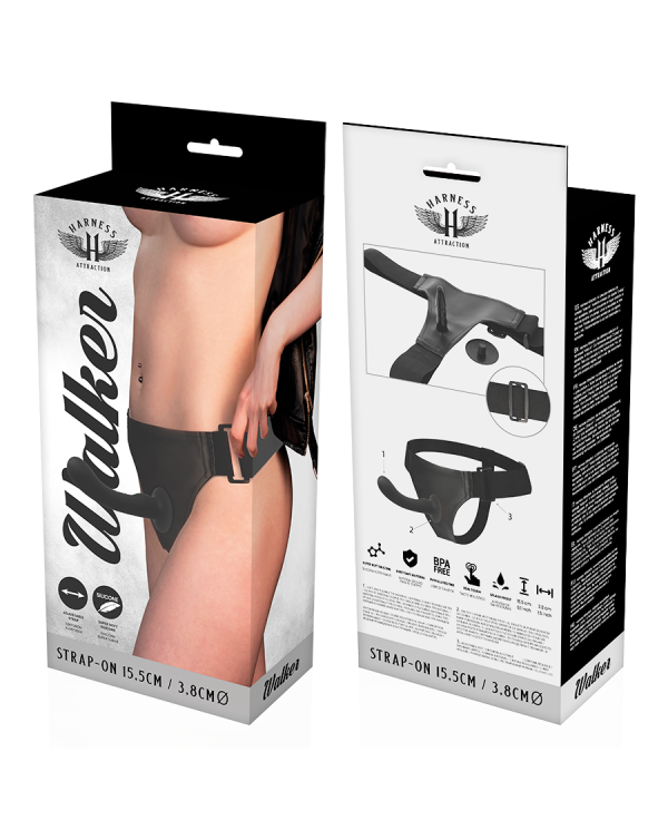 HARNESS ATTRACTION - WALKER G-SPOT NOIR 15.5 CM -O- 3.8 CM