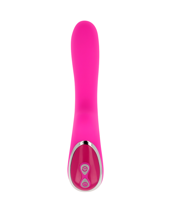 OHMAMA - VIBRATEUR MAGNÉTIQUE RECHARGEABLE 10 VITESSES EN SILICONE 21 CM