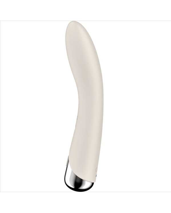 SATISFYER - VIBRATEUR ROTATEUR SPINNING VIBE 1 G-SPOT BEIGE