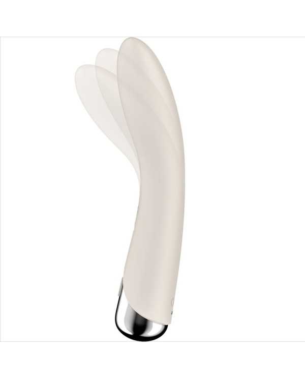 SATISFYER - VIBRATEUR ROTATEUR SPINNING VIBE 1 G-SPOT BEIGE