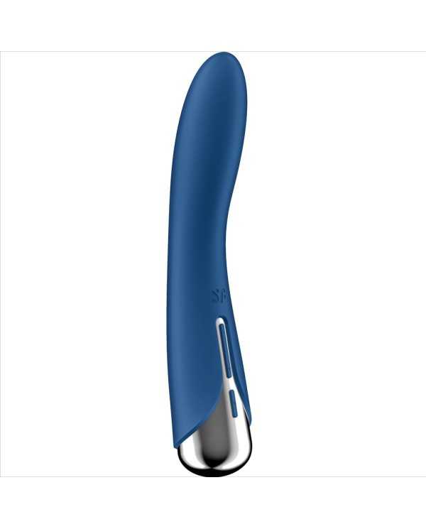 SATISFYER - VIBRATEUR ROTATEUR BLEU SPINNING VIBE 1 G-SPOT