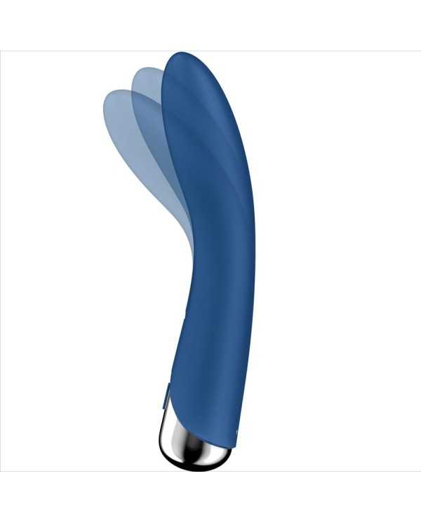 SATISFYER - VIBRATEUR ROTATEUR BLEU SPINNING VIBE 1 G-SPOT