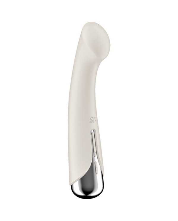 SATISFYER - SPINNING G-SPORT 1 VIBRATEUR ROTATOR BEIGE