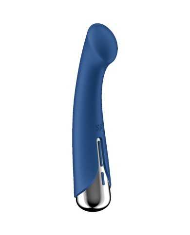 SATISFYER - SPINNING G-SPORT 1 VIBRATEUR ROTATOR BLEU