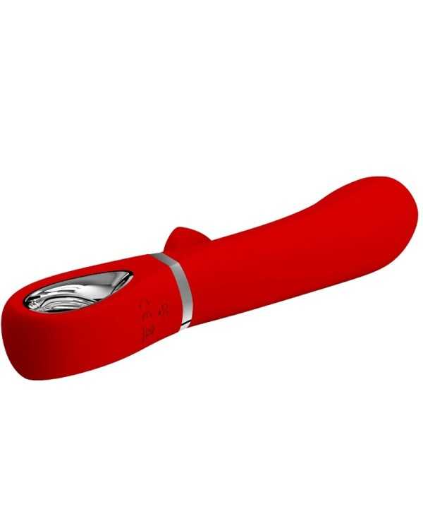 PRETTY LOVE - VIBRATEUR MULTIFONCTION G-SPOT THOMAS ROUGE