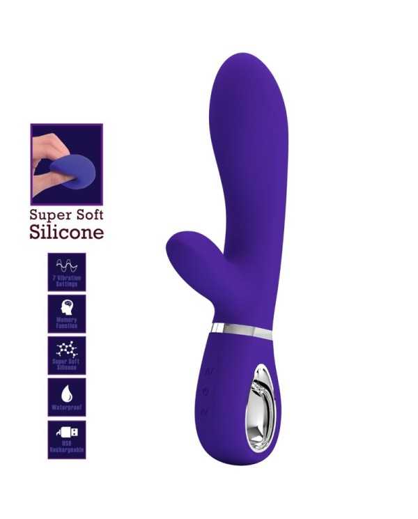 PRETTY LOVE - VIBRATEUR MULTIFONCTION G-SPOT THOMAS VIOLET