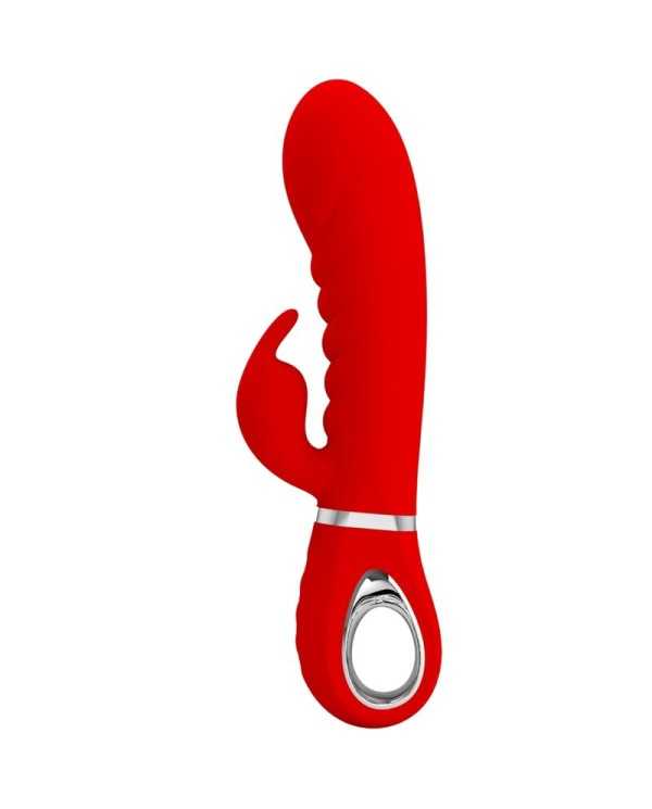 PRETTY LOVE - VIBRATEUR MULTIFONCTION G-SPOT PRESCOTT ROUGE