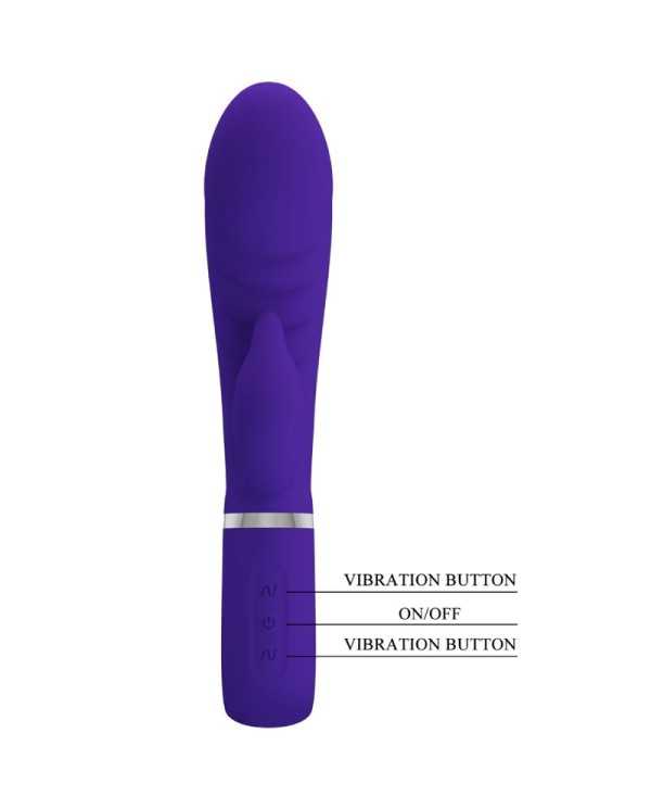 PRETTY LOVE - VIBRATEUR MULTIFONCTION G-SPOT PRESCOTT VIOLET