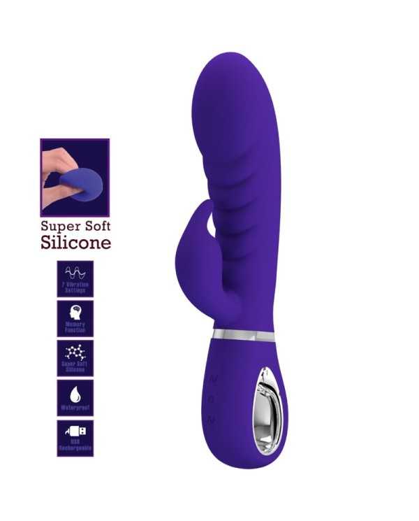 PRETTY LOVE - VIBRATEUR MULTIFONCTION G-SPOT PRESCOTT VIOLET